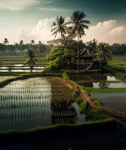 Balinese rice paddies